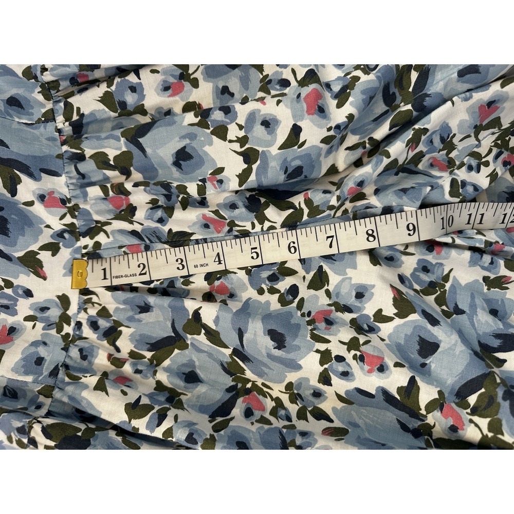 Vintage Deborah Laus Floral Jumpsuit‎ Cottagecore Puff Sleeve Prairie Romper USA - Picture 9 of 9